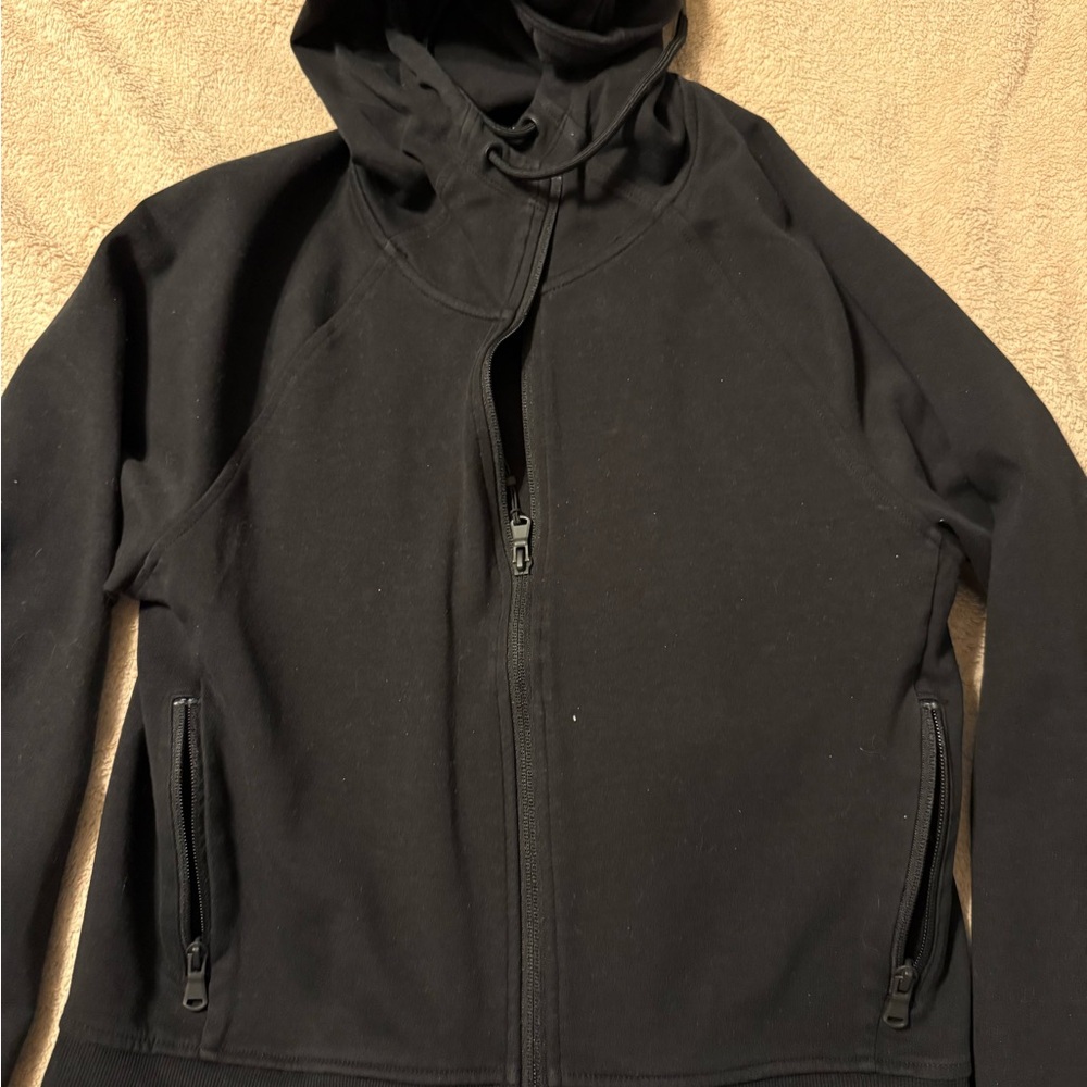 Black Zip-Up Hoodie